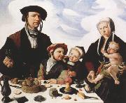 HEEMSKERCK, Maerten van Family Portrait (mk08) oil painting reproduction